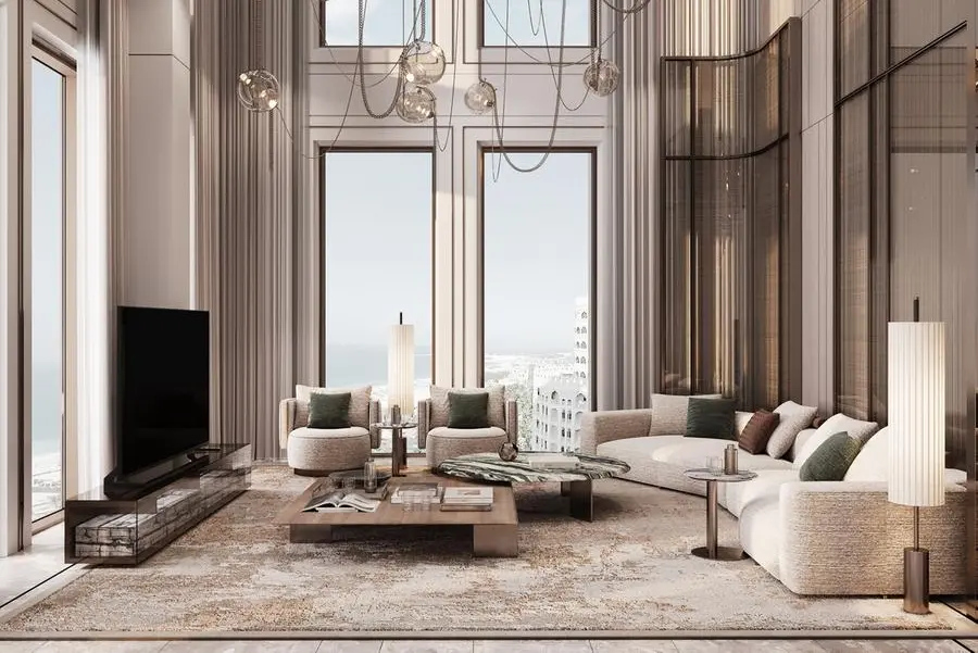 Waldorf Astoria Residences Dubai Islands architectural rendering